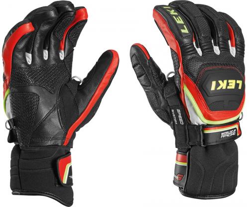 Leki Glove World cup Race Flex S JR Red / White