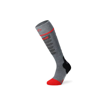 LENZ Heat Sock 5.1 Toe Cap Slim Fit, Grey