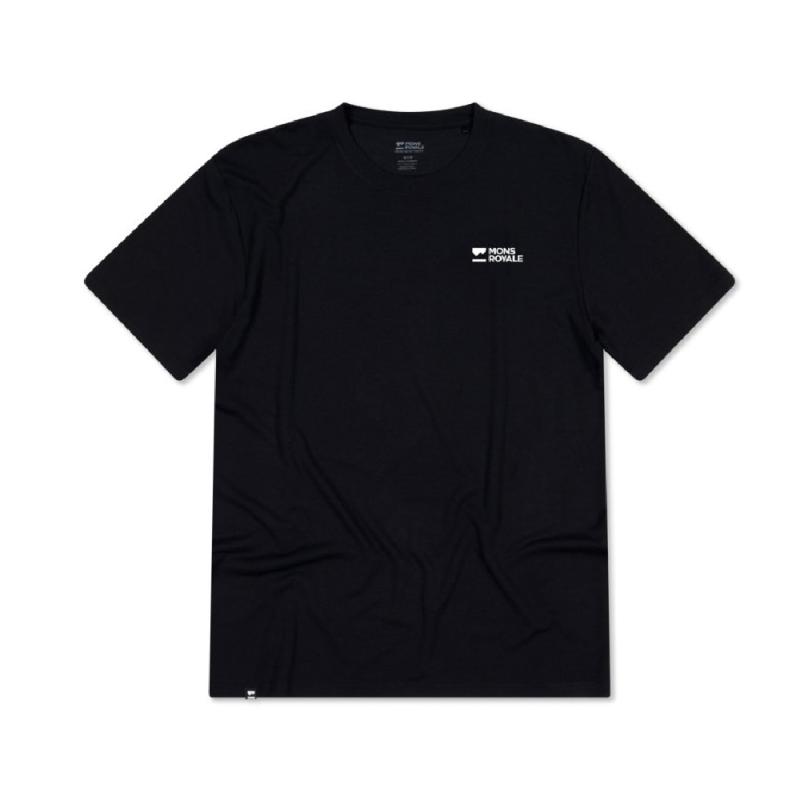 Mons Royale Men's Icon Merino T-shirt Black