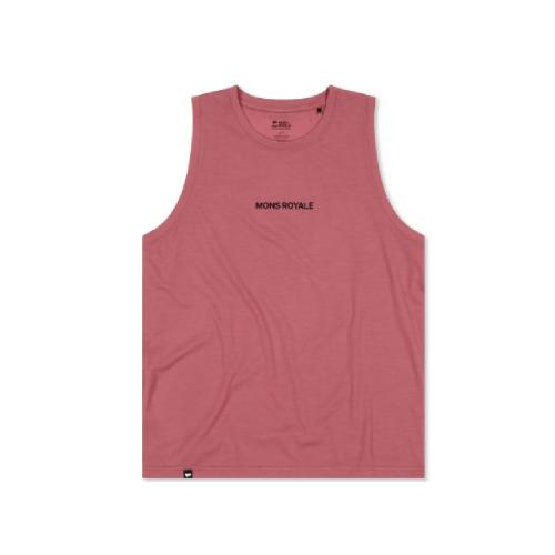 Mons Royale Women's Icon Merino Tank Canyone Rose