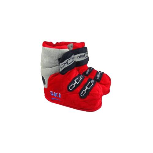 Ski Shoe Slippers Red 