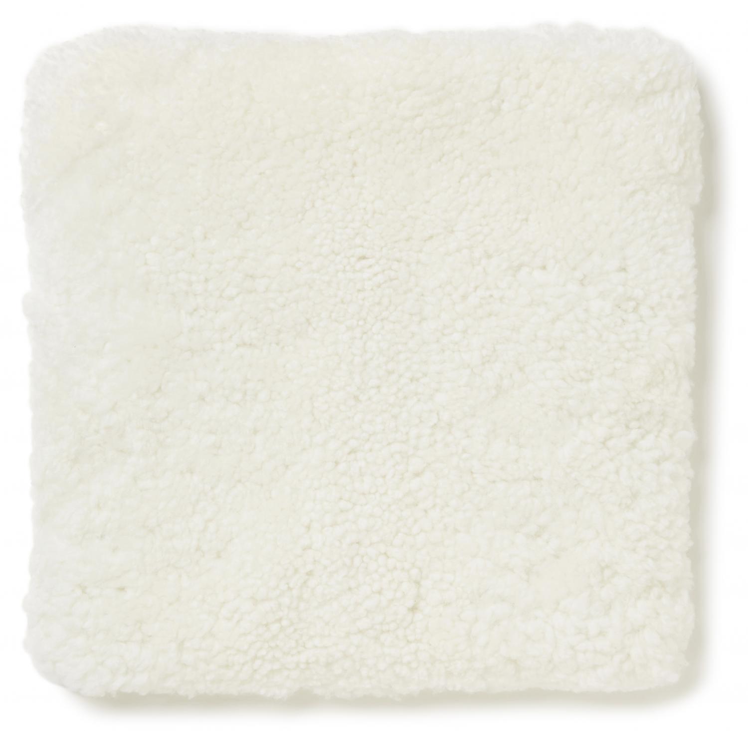 Curly Pad 40x40 - White