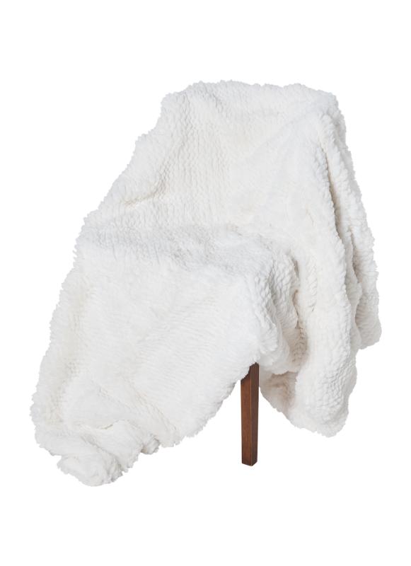 Tuva Blanket M - Ivory