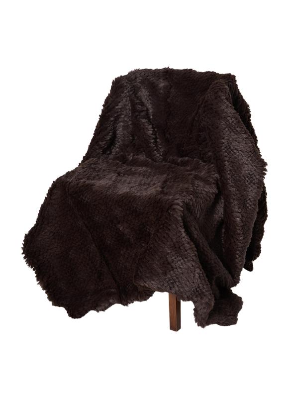 Tuva Blanket M - Brown