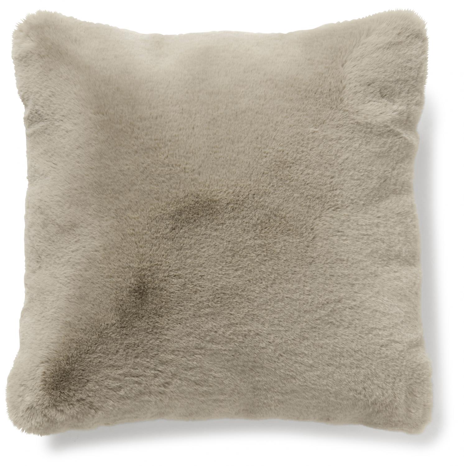 Fluffy Cushion - Taupe