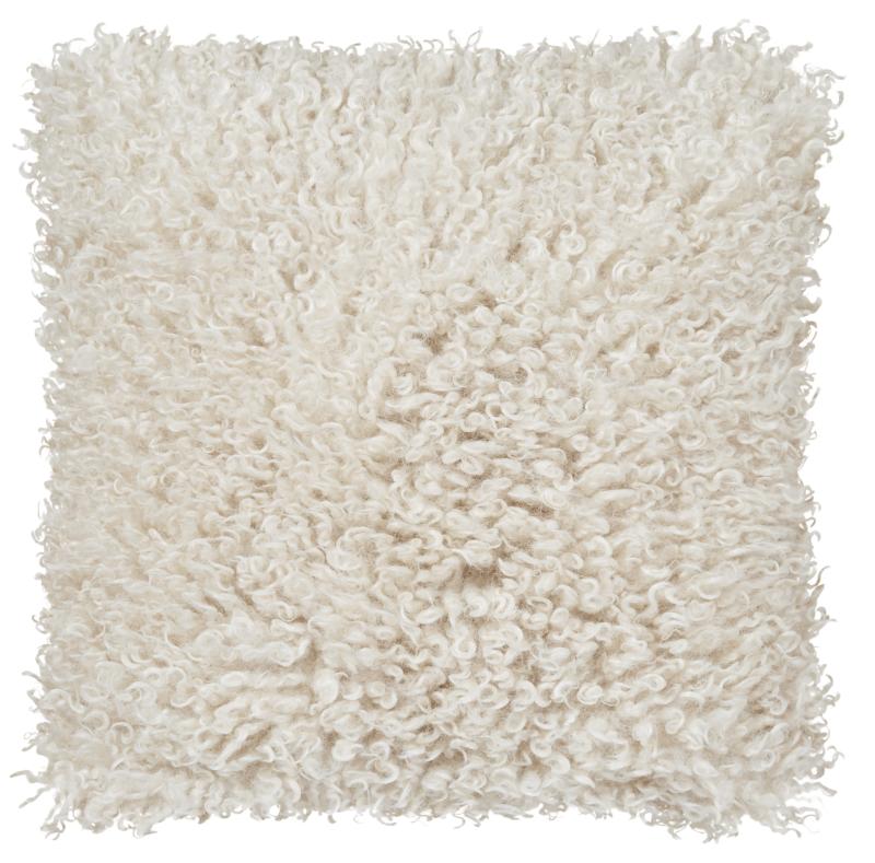 Wooly Cushion - Light Beige