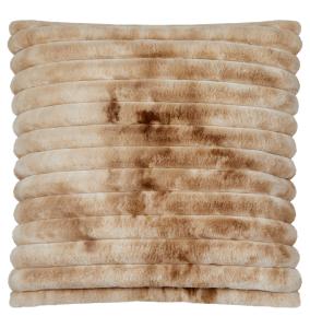 Stripy Cushion - Toffee