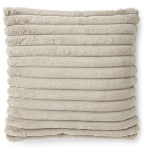 Stripy Cushion - Taupe