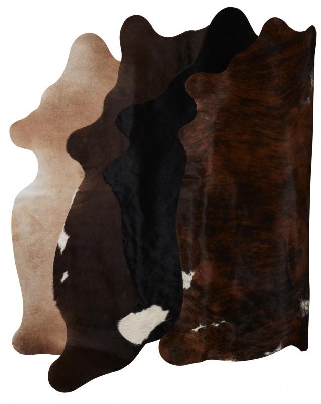 Tilda Cowhides Carpet XS - Natural colors