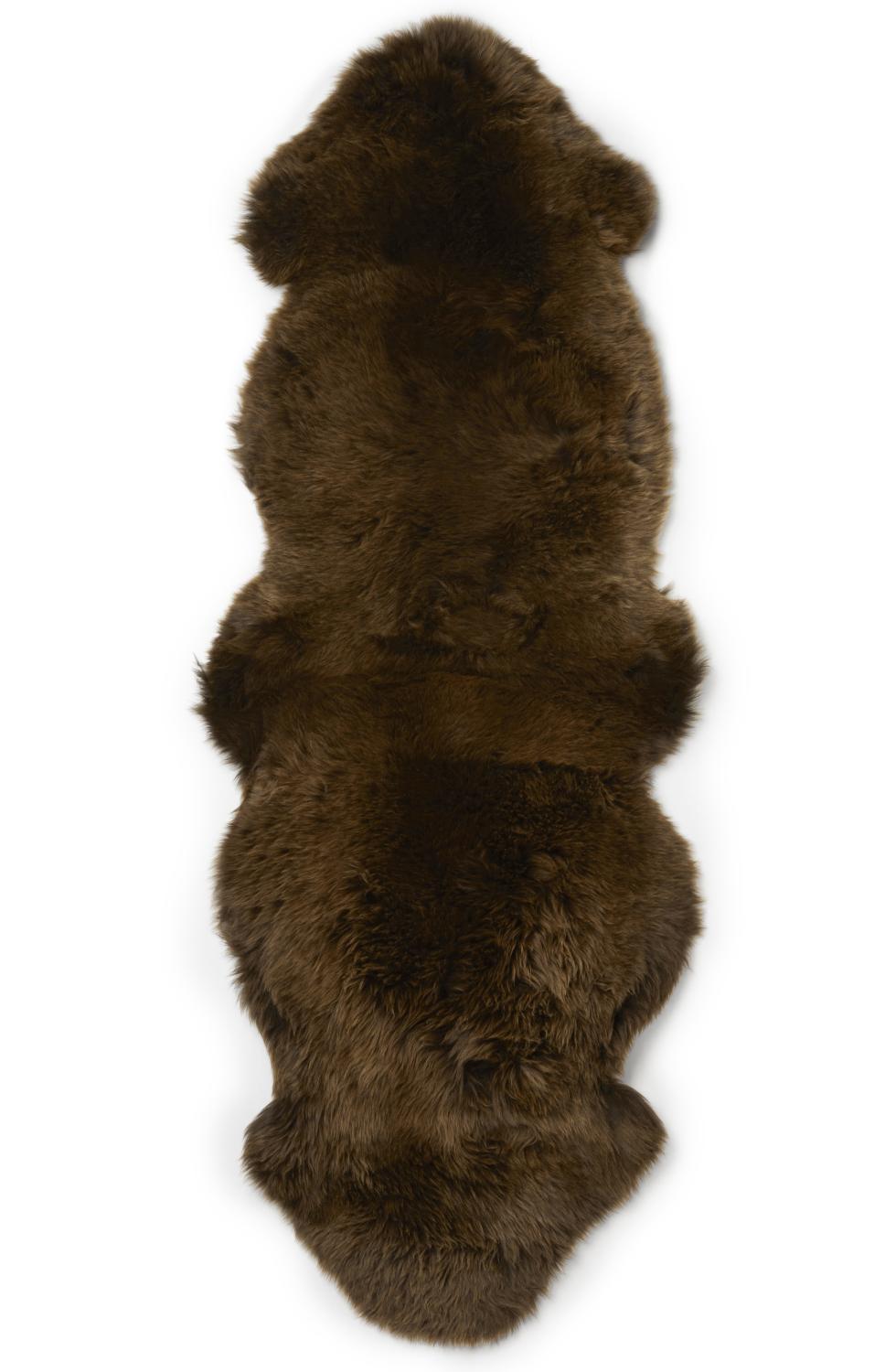 Gently Double Sheepskin - Natural Brown