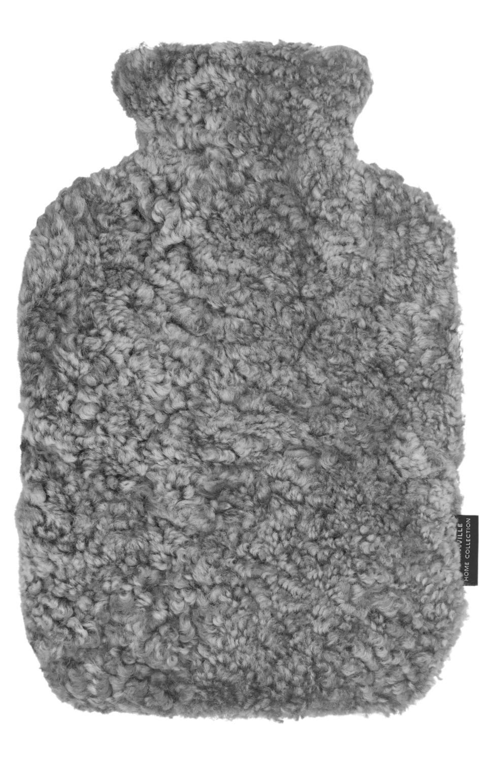 Hot water bottle - Charcoal grey silver