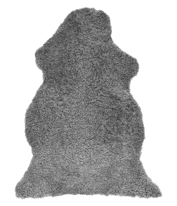 Curly Sheepskin - Gotland grey
