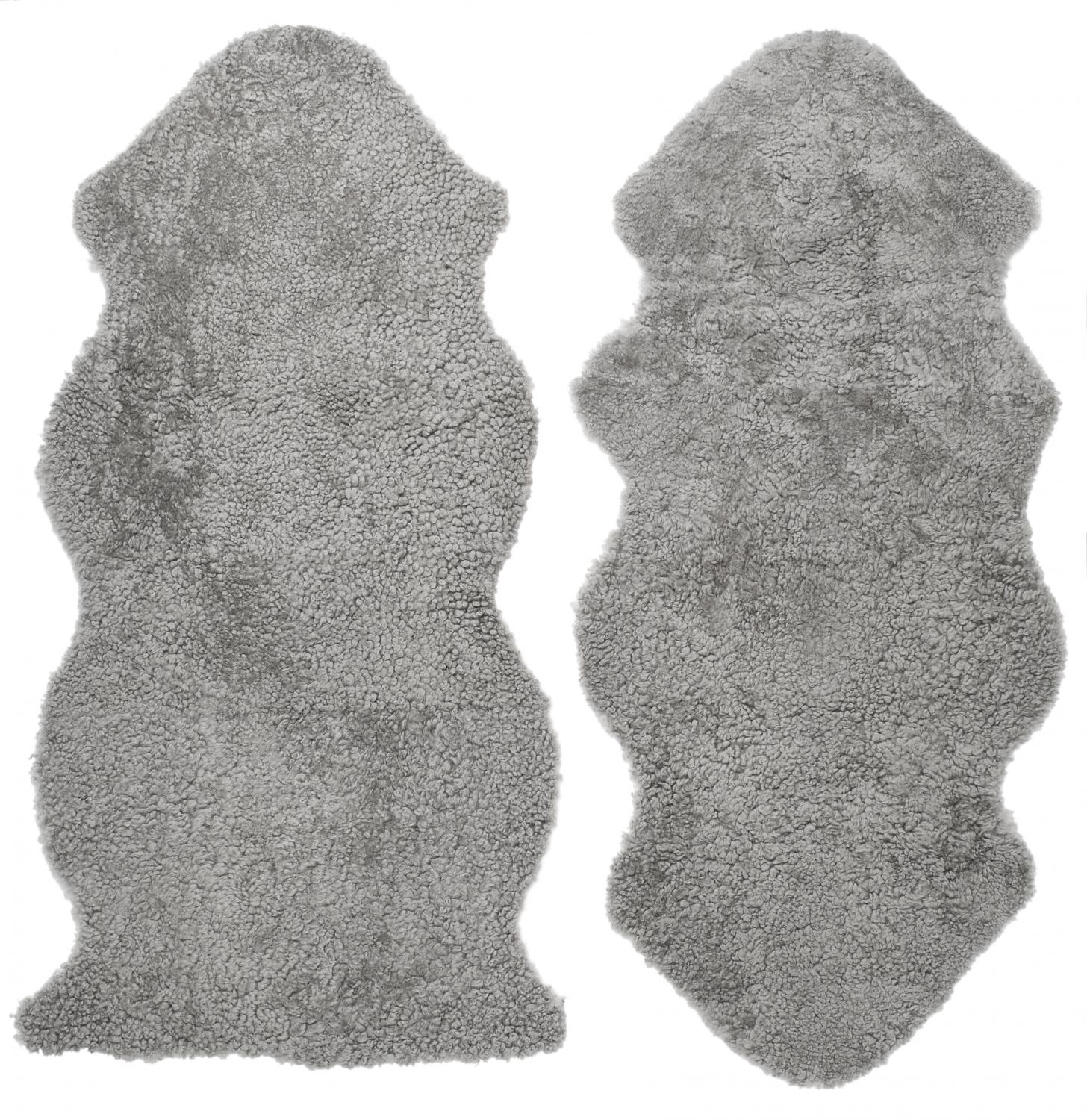 Curly 1.5 Sheepskin - Natural Grey