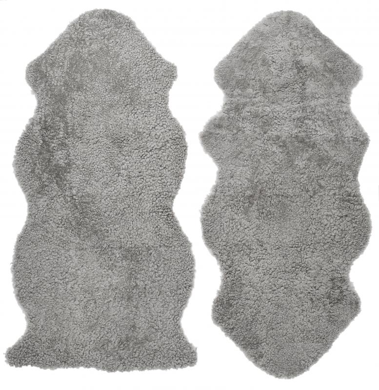 Curly 1.5 Sheepskin - Natural Grey