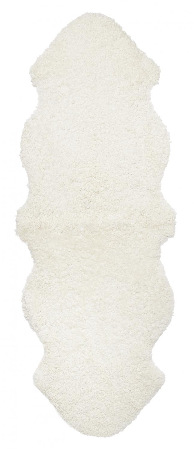 Curly Double Sheepskin - White