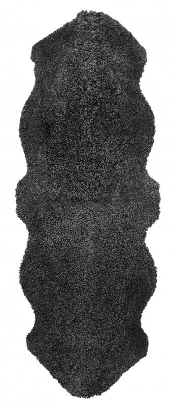 Curly Double Sheepskin - Dark Grey