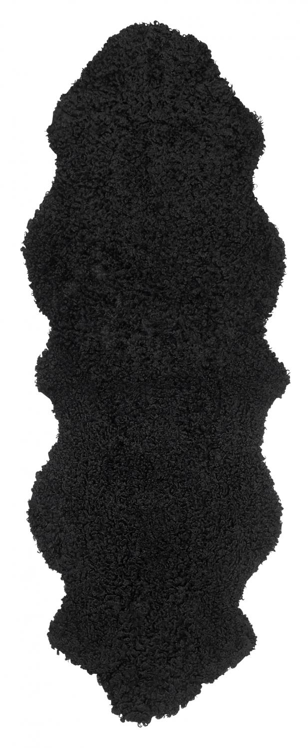 Curly Double Sheepskin - Black