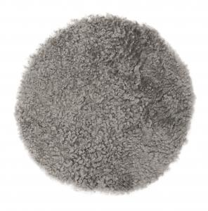 Curly Seat pad 34Ø - Natural Grey