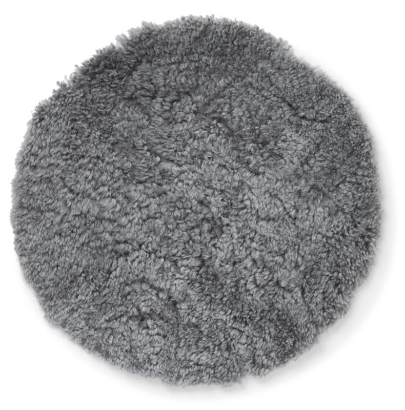 Curly Seat pad 34Ø - Gotland Grey