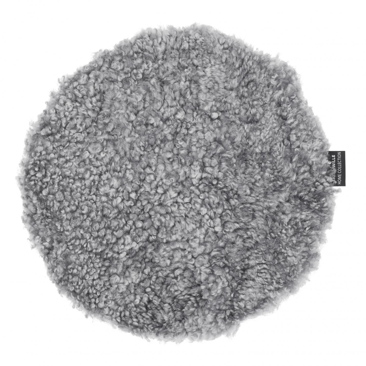 Curly-R Seatpad 34Ø - Charcoal Silvergrey
