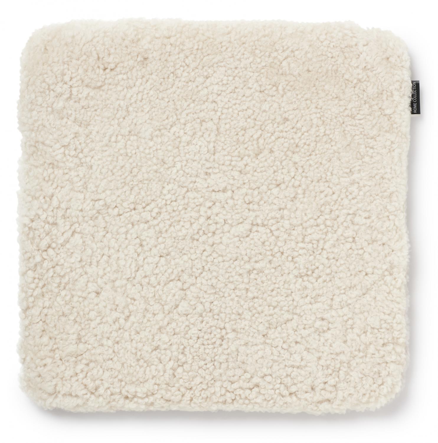 Curly Seat pad 40x40 - Beige Moonlight