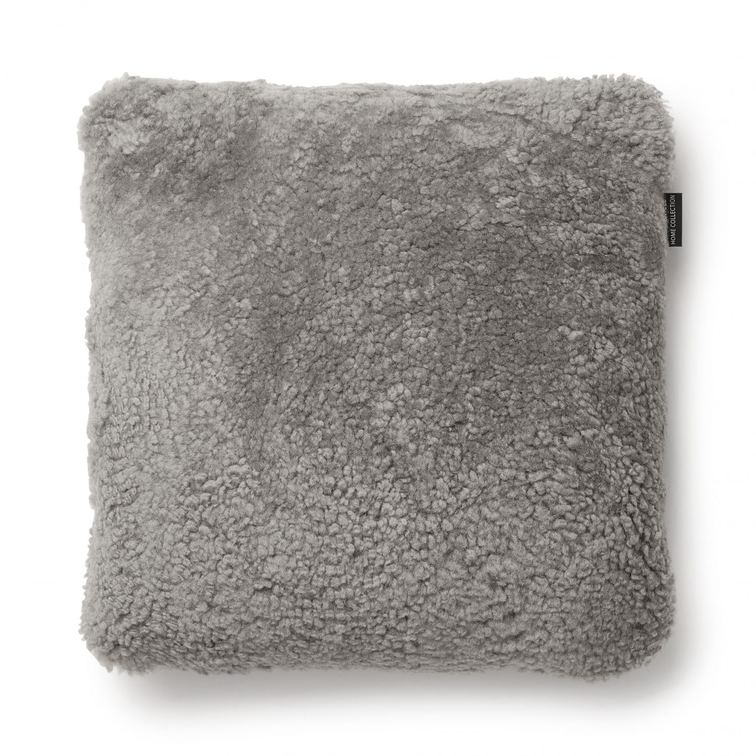 Curly Cushion cover 45x45 - Natural Grey