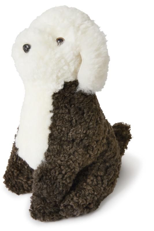 Curly Milou - Dark Brown/White