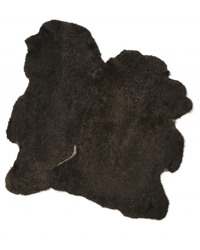 Curly-R Sheepskin - Brown