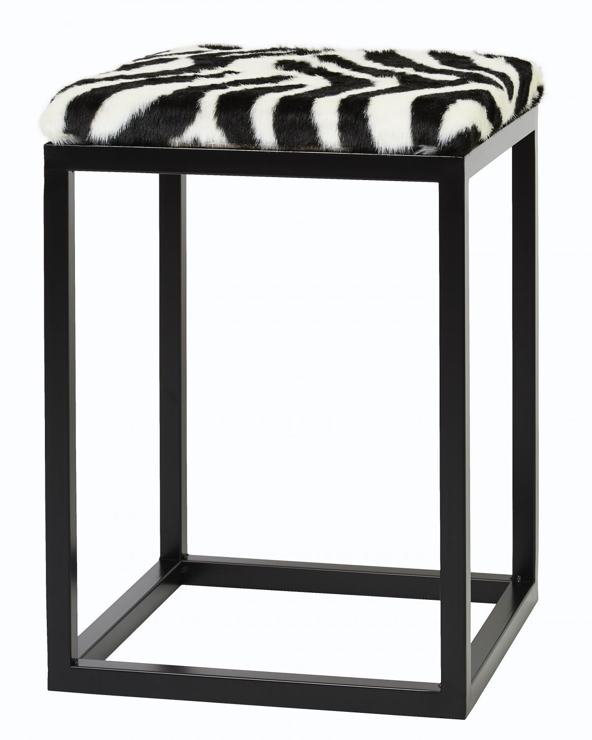 Palle S Faux Fur Zebra/Black