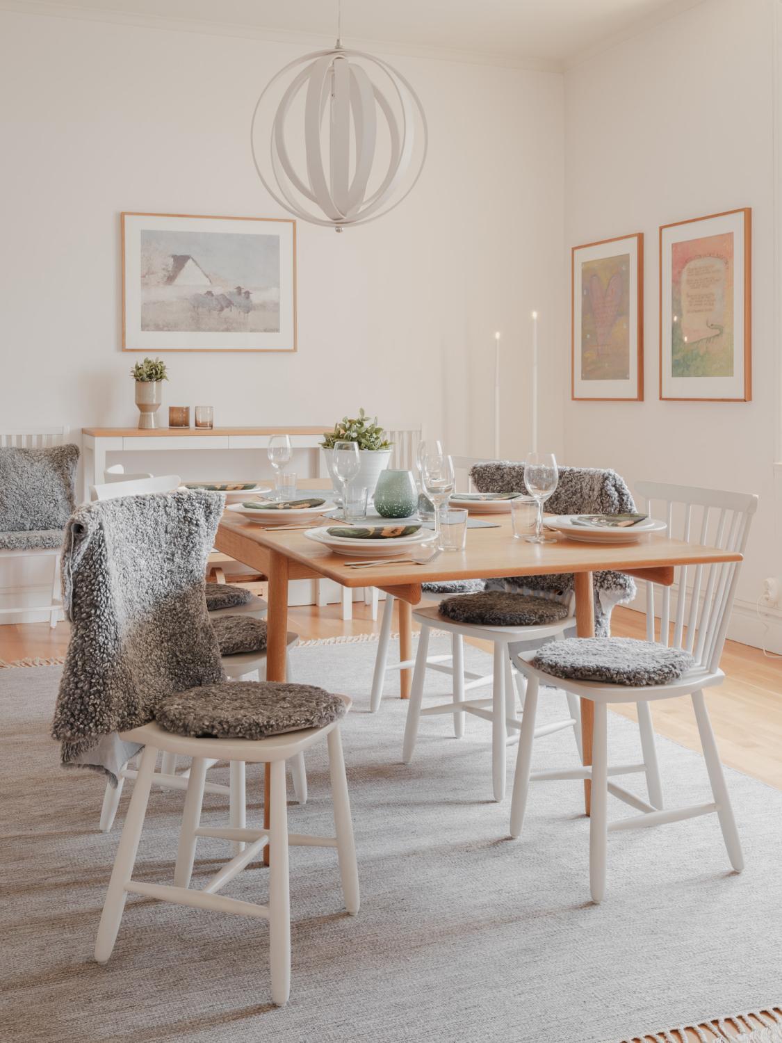 Curly Pad 34Ø - Natural Grey