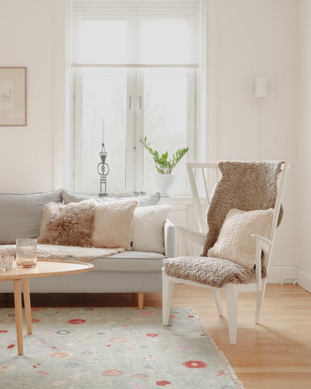 Curly 1.5 Sheepskin - Sahara