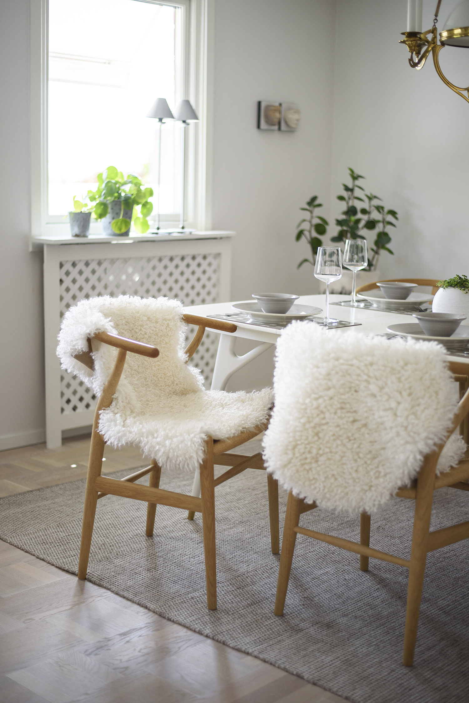 Wooly rug - Ivory
