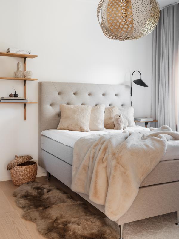 Fluffy Cushion - Beige