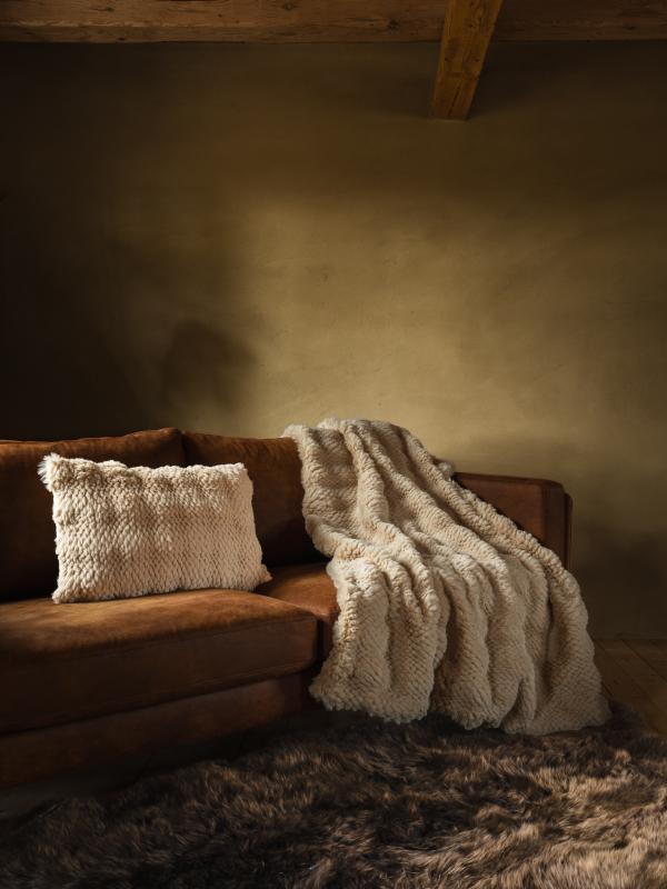 Tuva Blanket M - Beige
