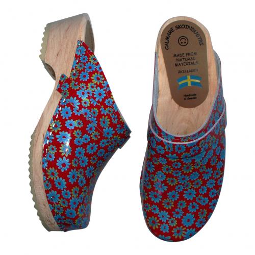 Clogs Blumchen Red
