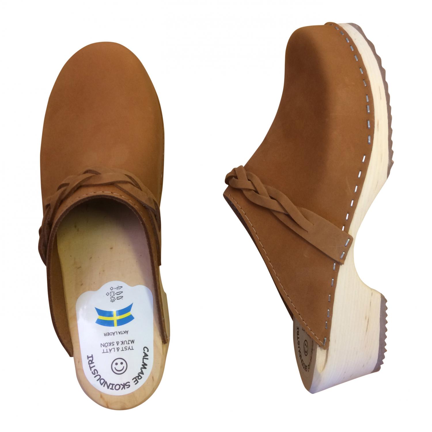 Trätofflor Christina low nubuck