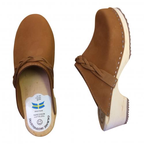 Trätofflor Christina low nubuck