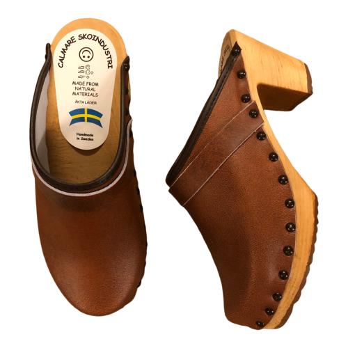 Trätofflor Antoinette high