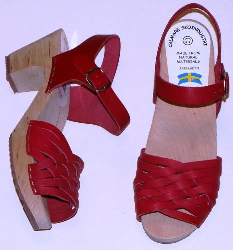 Clogs high heels Braid