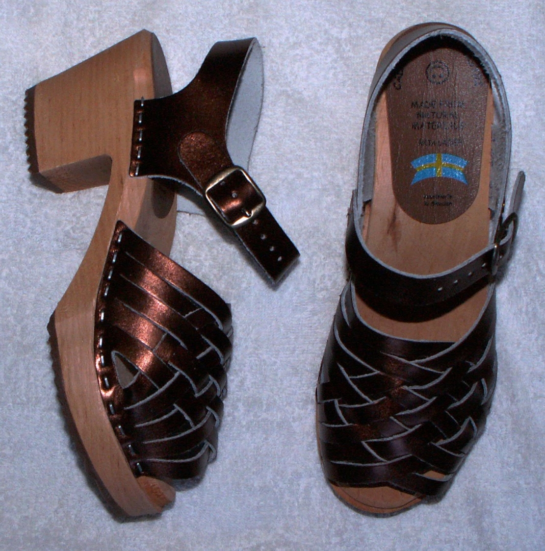 Clogs high heels Braid patent