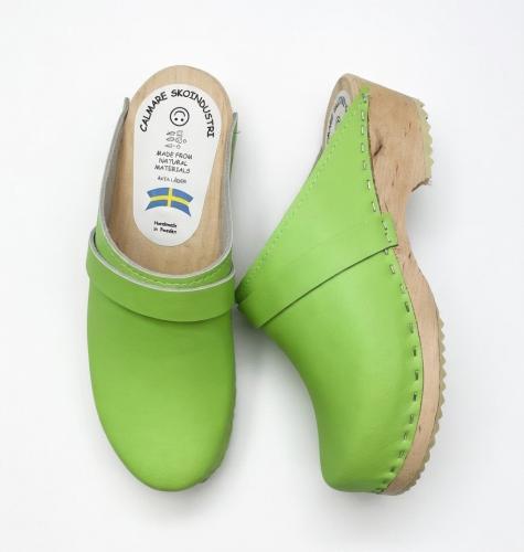 Trätofflor Original ljusgrön