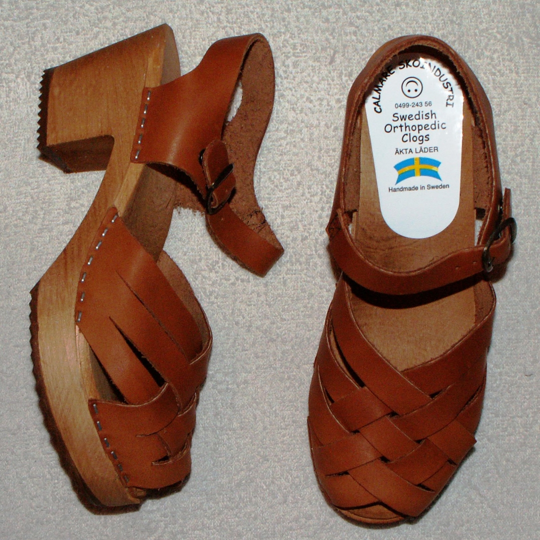 Trätofflor Marie high