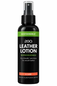 2GO Leather Lotion – biologiskt nedbrytbar läderlotion som vårdar och fräschar upp skor i slätt läder.
