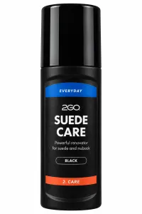2GO Suede Care Black – svart vårdspray som återupplivar färgen och vårdar skor i mocka och nubuck.