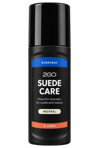 2GO Suede Care Neutral – färglös vårdspray för skor i mocka och nubuck.