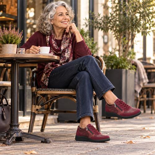 ACO Sneaker Vinröd