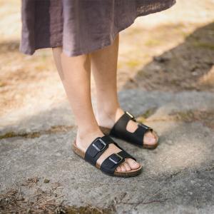 Pomar AURINKO Damsandaler Svart