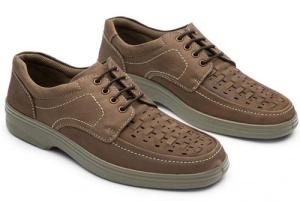 Ambré Klassisk Flätad Snörsko