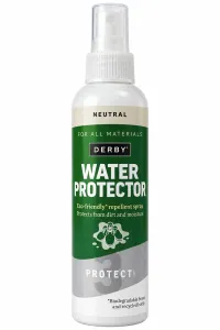 Derby Water Protector impregneringsspray för skor i alla material. Skyddar mot vatten, fukt och smuts.