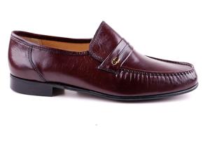 Loafers Lädersula Bordeaux